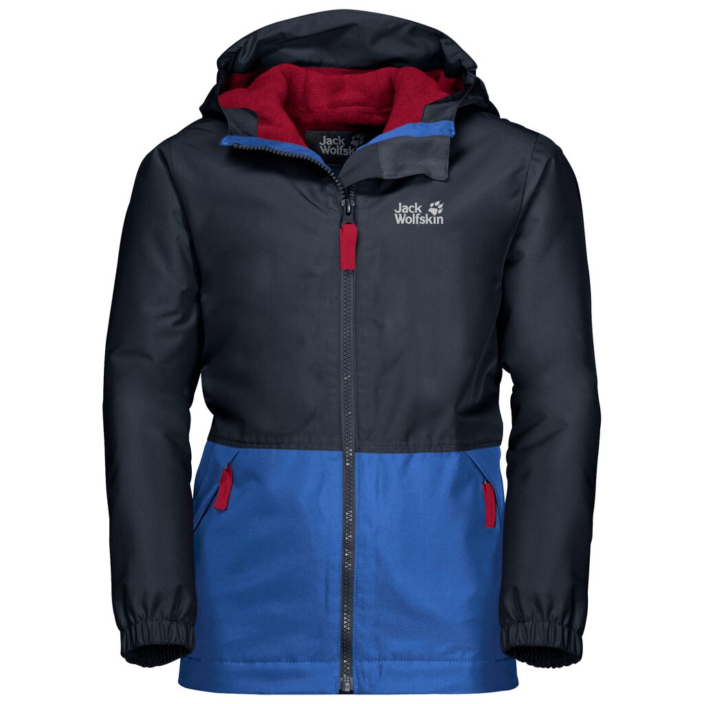 Jack Wolfskin SNOWY DAYS Vestes Enfant Bleu - SQHKOXI-12